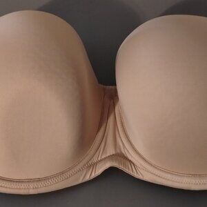 Wacoal Red Carpet Bra 854119 beige Strapless UNDERWIRE size 40DDD